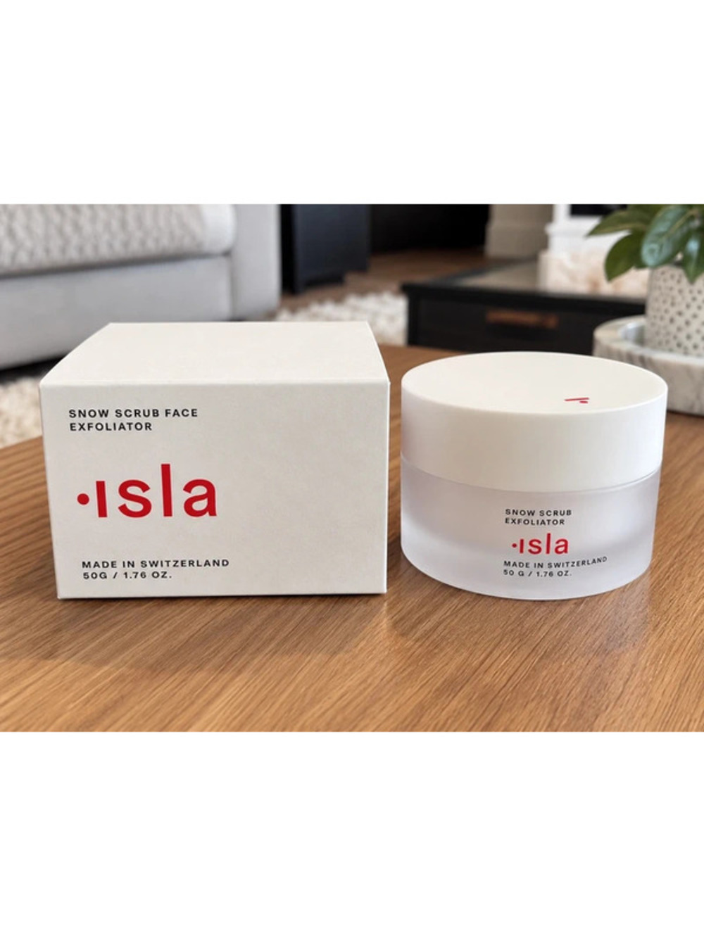 Isla Snow Scrub Face Exfoliator